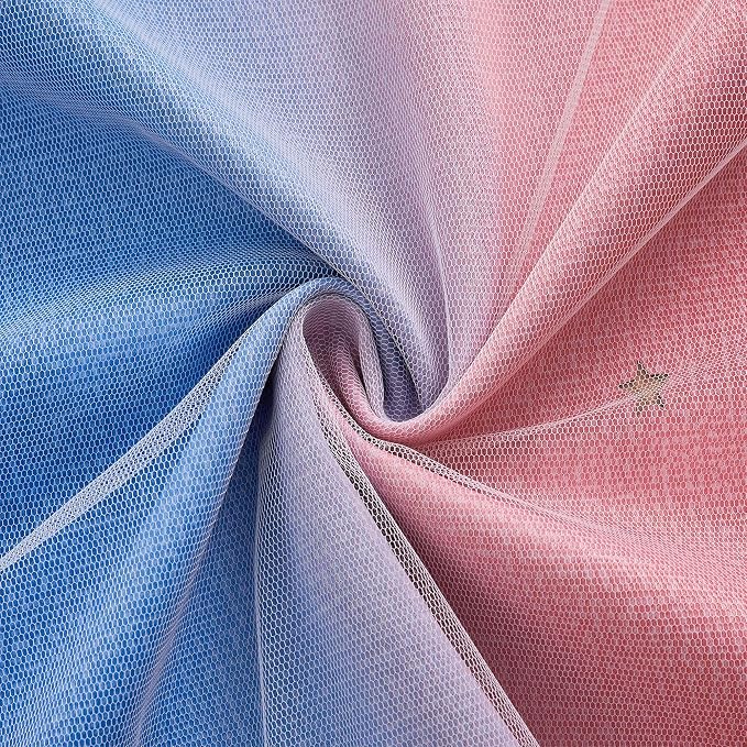 XiDi Pink & Rainbow Curtains for Kids & Girl Rooms - Image 7