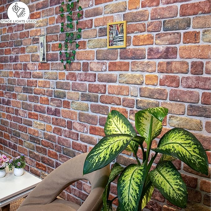 Dundee Deco 3D Wall Panels Faux Brick - Image 2