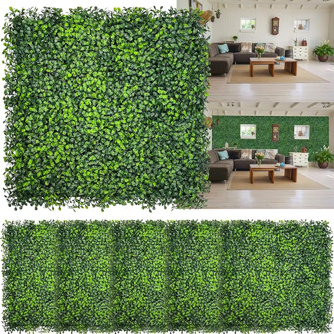 Artificial Boxwood Panels, Garden and Indoor Outdoor Plant Wall&Fence Covering by DOPGIB