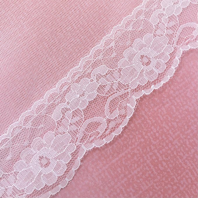 XiDi Curtains for Bedroom Decor, Rainbow Pink-Grey-52-90 - Image 9