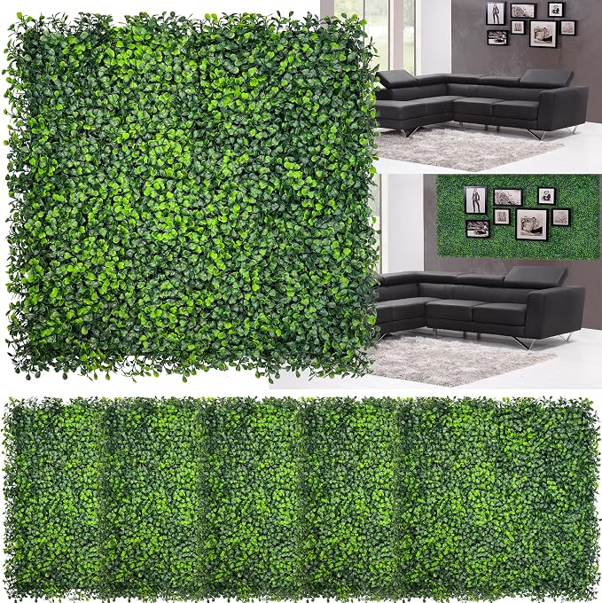 Artificial Boxwood Panels, Garden and Indoor Outdoor Plant Wall&Fence Covering by DOPGIB