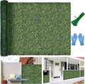Artificial Boxwood Backdrop Roll: 72"x144" UV-Anti Greenery Faux Grass Hedge by BHXCL