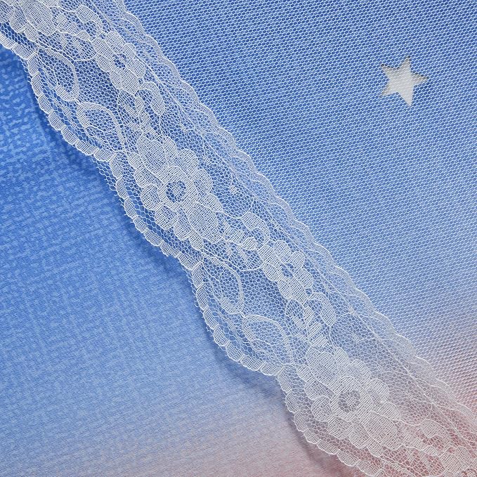 XiDi Curtains for Bedroom Decor, Rainbow PinkGreyBlue-52-45 - Image 6
