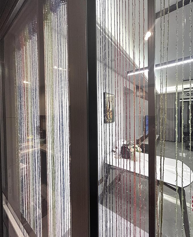 ave split Decorative Door String Curtain Wall Panel Fringe Window Room Divider - Image 6