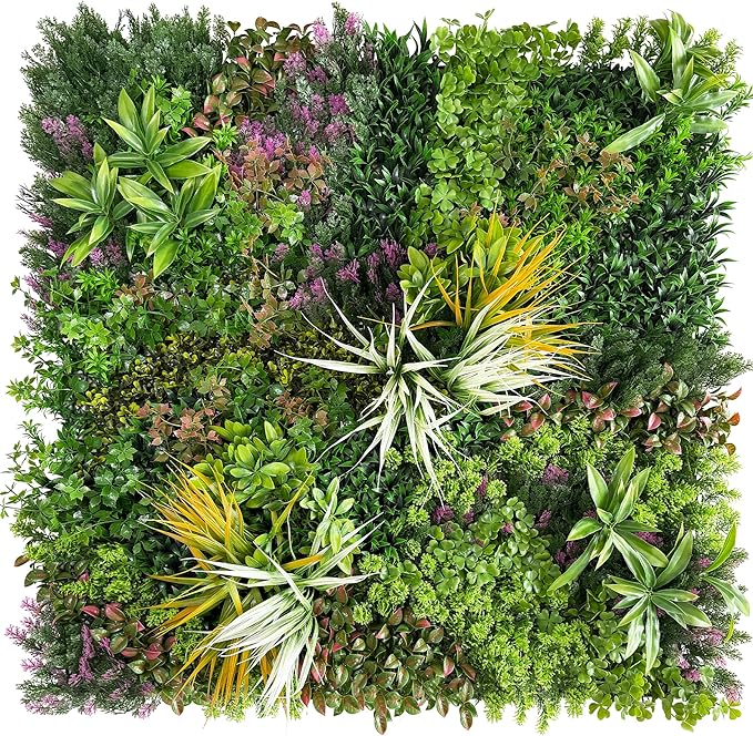 Artificial Grass Wall Panels: 20''x20'' Boxwood Hedge Panels, UV-Anti Privacy by BHXCL