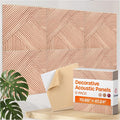 XL Acoustic Wall Panels 6-Pack Decorative Acoustic Panels High Density Sound by EkkogoAcousticPanels