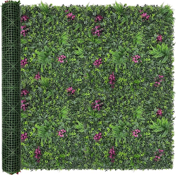 Greenery Grass Wall Boxwood Plant Roll: 72"x128"(64 SQFT by DOPGIB