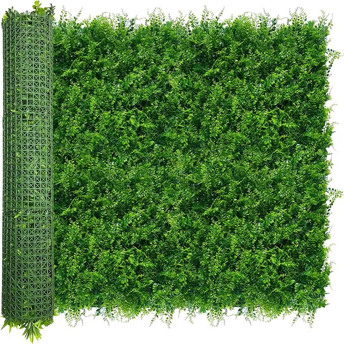 ODTORY Artificial Plants Hedge Wall Panels：40x120 Inch UV-Anti Greenery Boxwood by ODTORYHOME