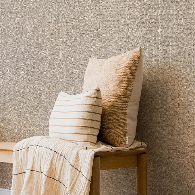 Ansehan Wallcovering W010103 Cosmo Collection 36" W x 8 Yard L, Natural Paper - Image 5