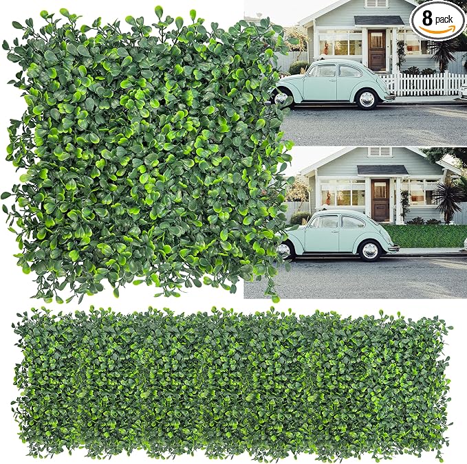 Artificial Grass Wall Backdrop, Garden and Indoor Outdoor Plant Decor by DOPGIB