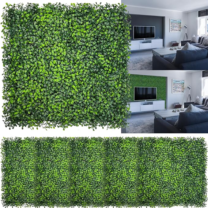 Artificial Boxwood Panels, Garden and Indoor Outdoor Plant Wall&Fence Covering by DOPGIB