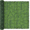 Artificial Ivy Privacy Fence Screen: 80"x 120" UV-Anti Faux Boxwood Roll Grass by DOPGIB