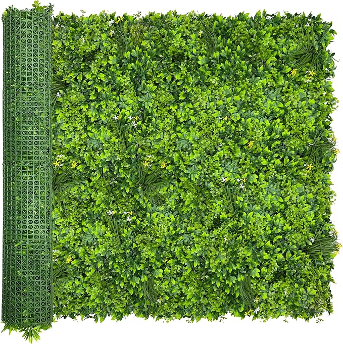 ODTORY Artificial Plant Wall Roll: 60 X 120 in UV-Anti Ivy Privacy Fence Screen by ODTORYHOME