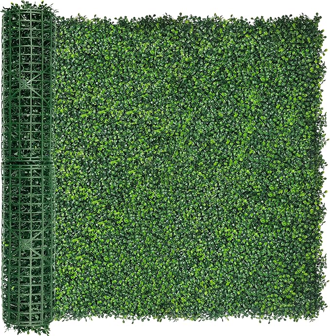 Artificial Ivy Privacy Fence Screen:40"x 120" 4-Layer Leaf UV-Anti Faux by DOPGIB