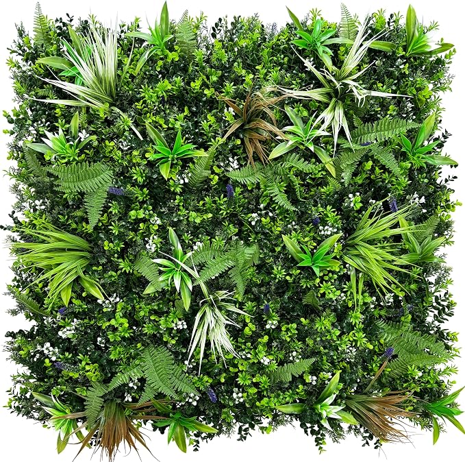 ODTORY Artificial Boxwood Topiary Hedges Panels, Backyard Indoor Outdoor Green by ODTORYHOME
