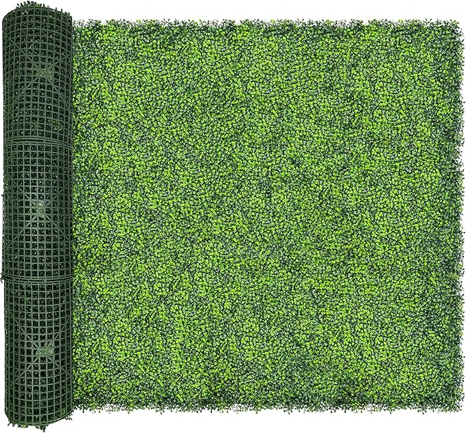 Artificial Ivy Privacy Fence Screen, Backyard Greenery Wall Backdrop Decor by DOPGIB