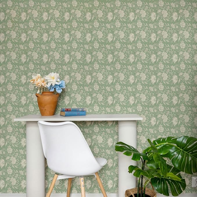 Main Street Peel and Stick Wallpaper Eco-Friendly Sheets 12 Pack, 11 X 16 Inch - Image 3