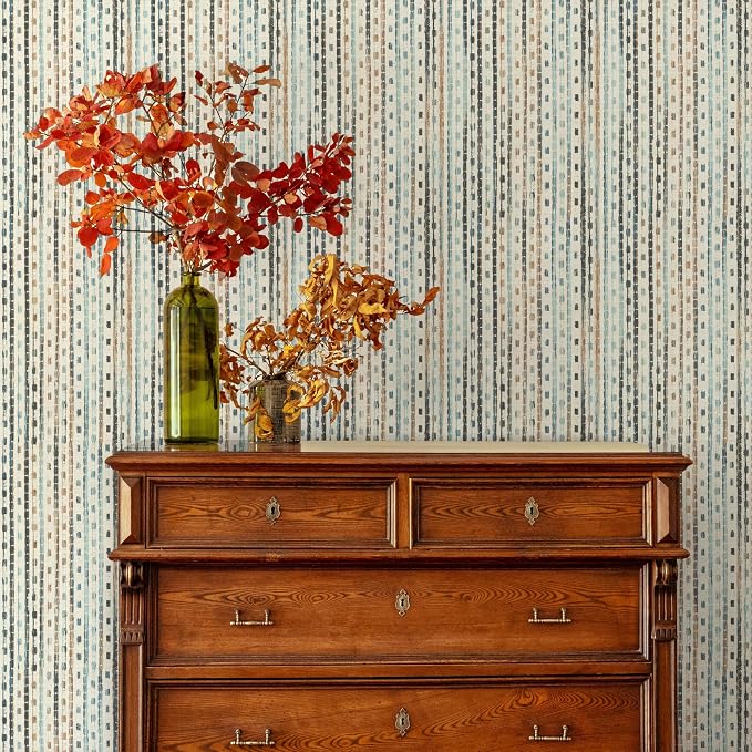 Main Street Peel and Stick Wallpaper Eco-Friendly Sheets 12 Pack, 11 X 16 Inch - Image 4