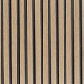 Brown Wood Slat Peel and Stick Wallpaper by LOVADA