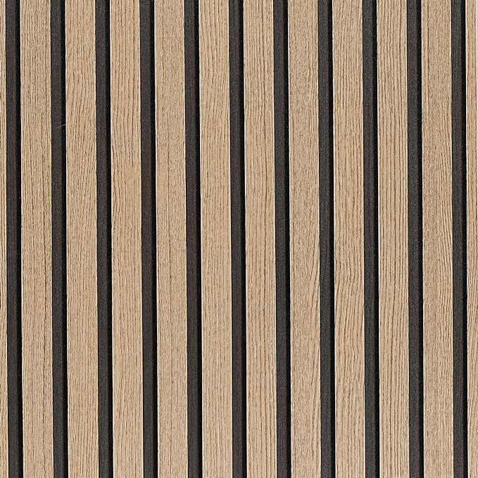Wood Slat Wallpaper Peel and Stick by LOVADA