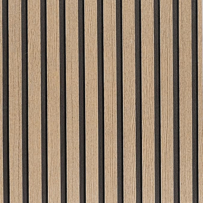 Wood Slat Wallpaper Peel and Stick by LOVADA