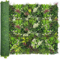 ODTORY Artificial Plant Wall Panels: 60"×120" UV-Anti Faux Grass Wall Backdrop by ODTORYHOME