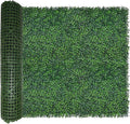 ODTORY Artificial Boxwood Roll: 40x120 in UV-Anti Faux Ivy Boxwood Hedge Leaf by ODTORYHOME