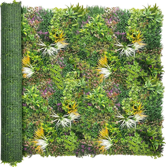 ODTORY Artificial Greenery Grass Wall Panels: 80" x 120" UV-Anti Faux Greenery by ODTORYHOME