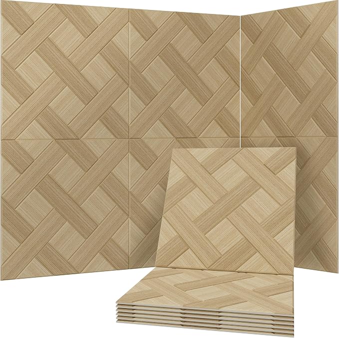 Soon Global Acoustical Wall Panels, 6-Piece 23.62 X 23.62 Inches Art Acoustic by SoonGlobal