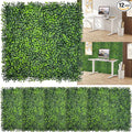 Artificial Boxwood Panels: 20"x 20" UV-Anti Faux Grass Panels by DOPGIB