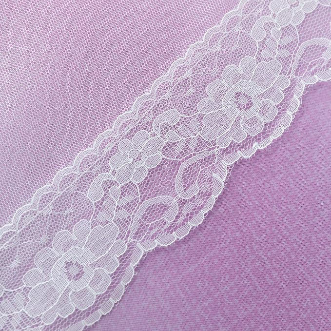 XiDi Curtains for Bedroom Decor, Rainbow Pink Purple/42/84 - Image 5