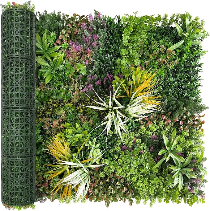 Artificial Grass Wall Roll Panels: 40''x120''Boxwood Hedge Panels, UV-Anti by BHXCL