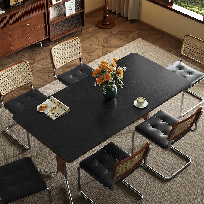 Abyssaly Black Textured Peel and Stick Wallpaper - Image 9