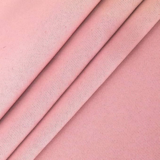 LEMOMO Pink Blackout Curtains/42 x 84 Inch/Set of Two Panels Grommet Bedroom - Image 9