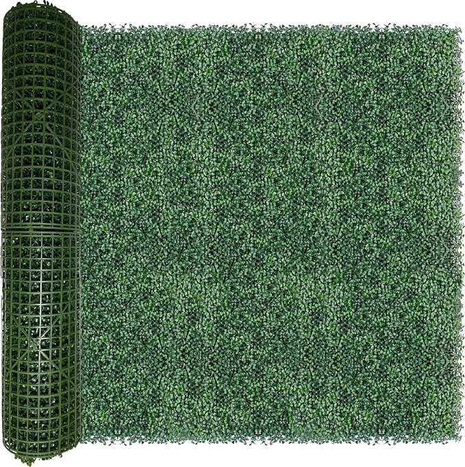 ODTORY Artificial Boxwood Roll Panels:54 X 120 in UV-Anti More Dense Greenery by ODTORYHOME