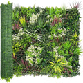 ODTORY Artificial Plant Wall Panels: 40"×120" UV-Anti Faux Grass Wall Backdrop by ODTORYHOME