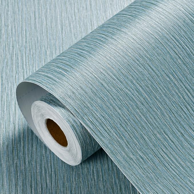 Haimin Grasscloth Wallpaper Peel and Stick 20.9in X 393in Fabric Contact Paper - Image 7