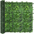 Artificial Green Boxwood Grass Wall Panels: 60"x120"（50SQFT） UV Protected Ivy by DOPGIB