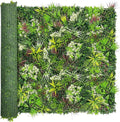 ODTORY Artificial Plant Wall Panels: 6FT×12FT UV-Anti Faux Grass Wall Backdrop by ODTORYHOME