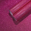 CHIHUT 15.7''x100'' Hot Pink Wallpaper Sparkly Glitter Wallpaper Stick and Peel by CHIHUT