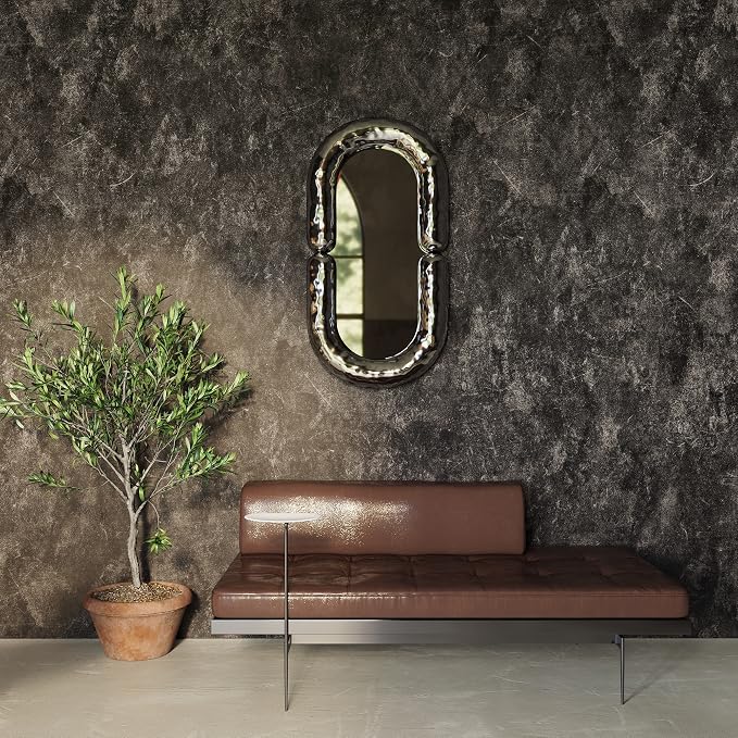 3yecao 48"×591" Extra Wide Big Roll Large Size Dark Brown Tan Gray Concrete - Image 3
